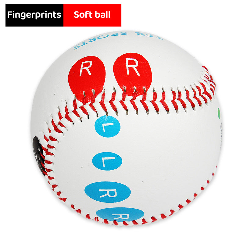 9-Inch Training Baseball with Finger Placement Markers