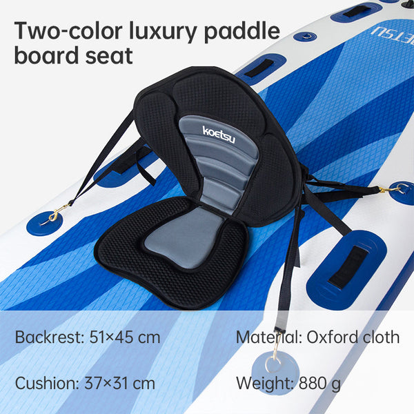 Adjustable Padded Kayak Seat with Backrest for Canoes and Paddleboards