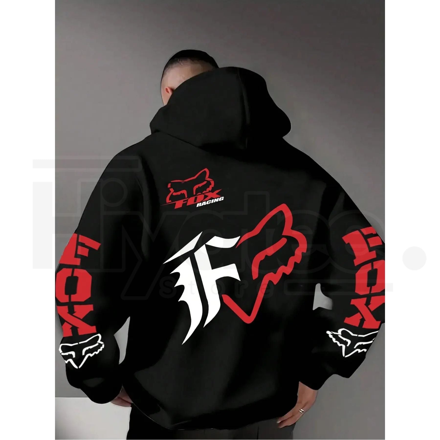 Sport-Themed Outdoor Hoodie Warm Breathable Cotton Blend Pullover