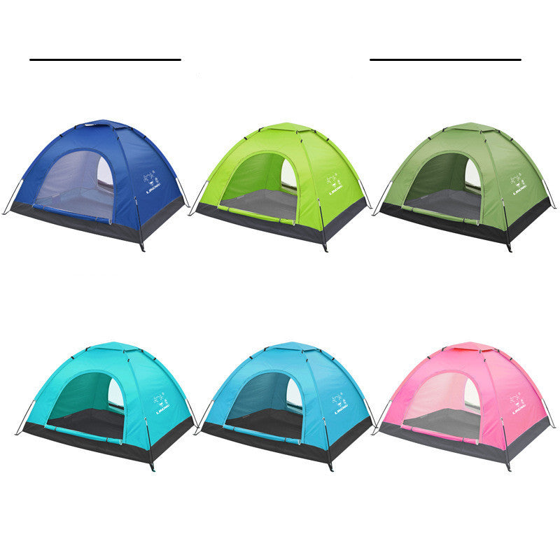Single-Layer Outdoor Camping and Beach Tent