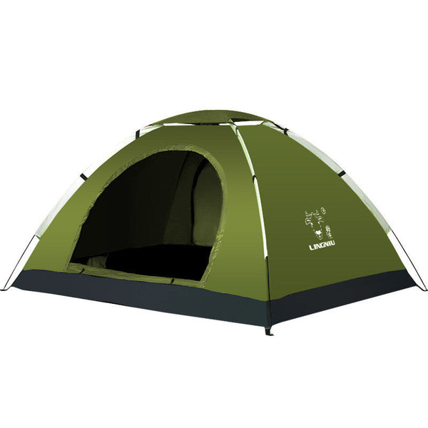 Single-Layer Outdoor Camping and Beach Tent