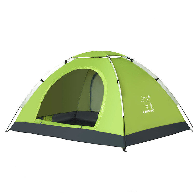 Single-Layer Outdoor Camping and Beach Tent