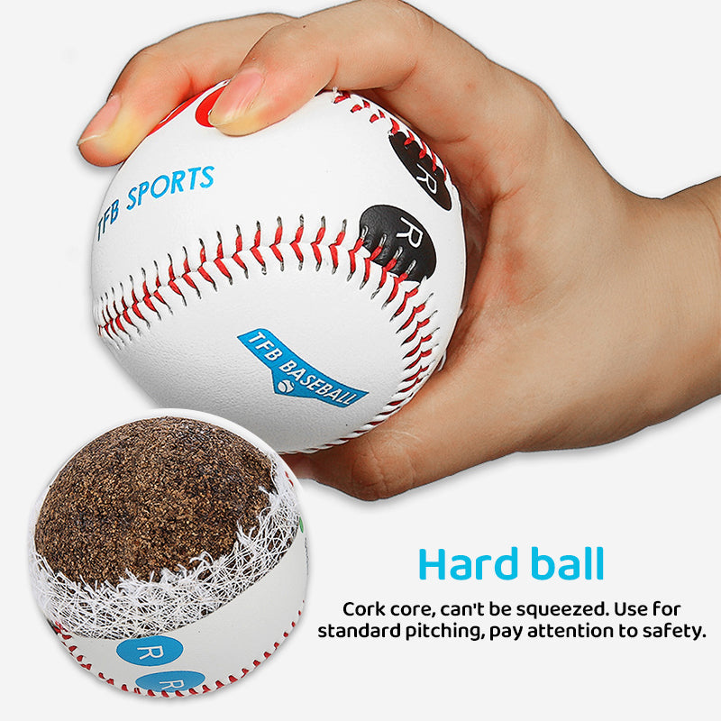 9-Inch Training Baseball with Finger Placement Markers