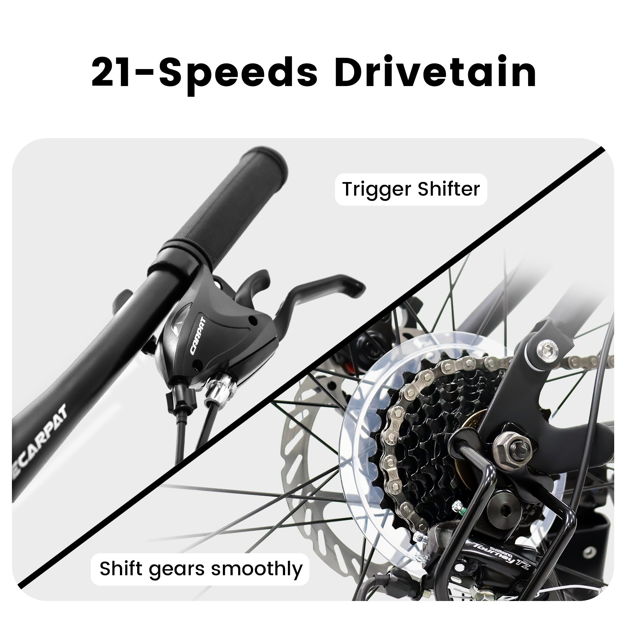 A2660 Ecarpat 26-Inch Mountain Bike with Disc Brakes
