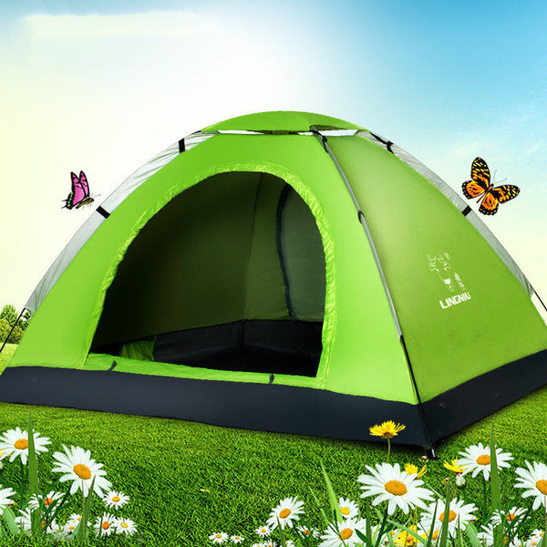 Single-Layer Outdoor Camping and Beach Tent