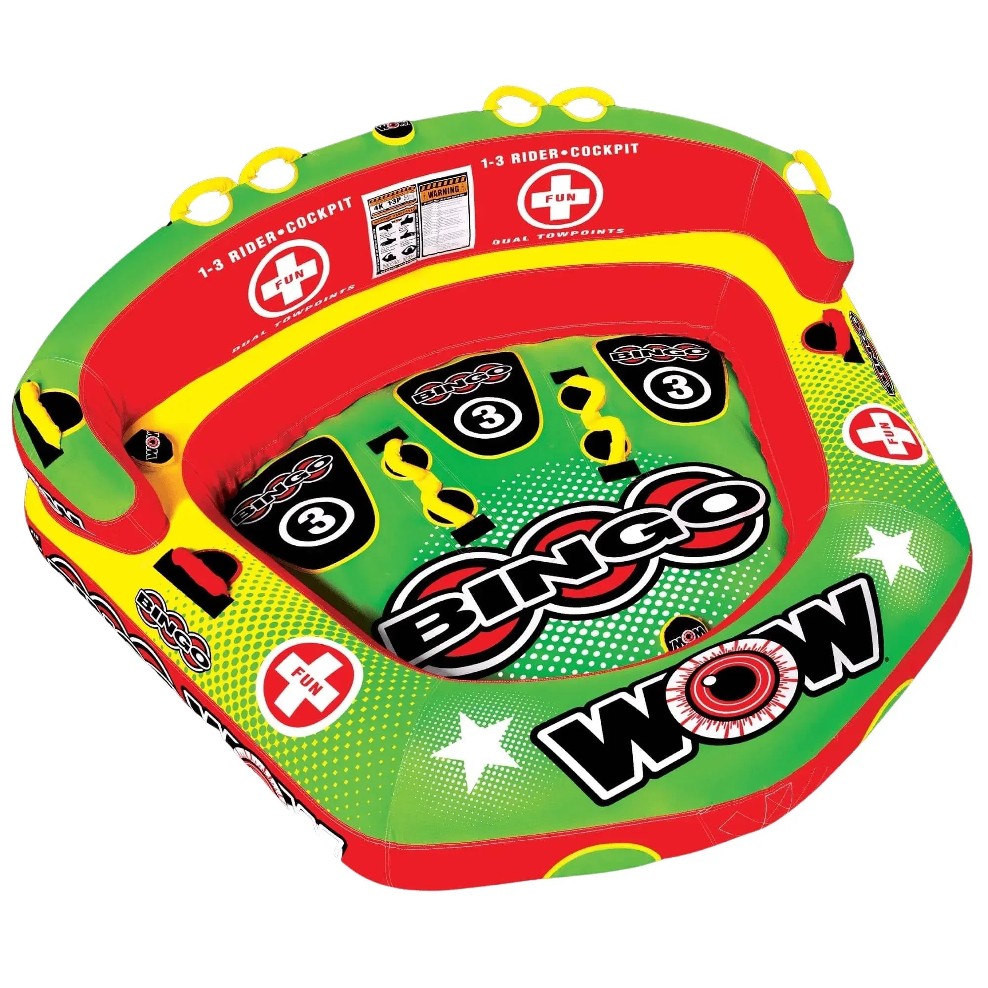 Watersports Bingo 1-3 Person Cockpit Ski Tube