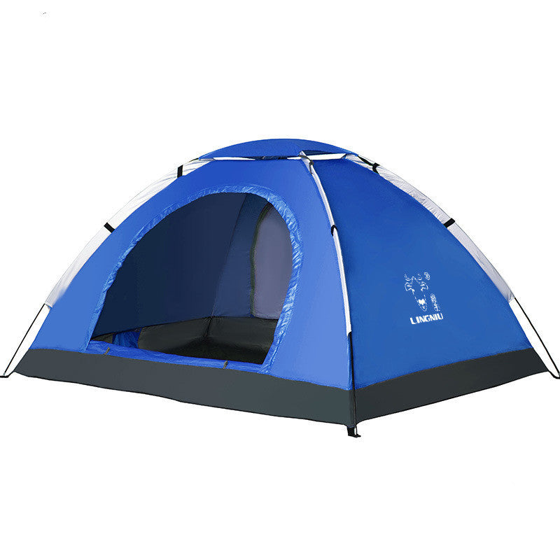 Single-Layer Outdoor Camping and Beach Tent