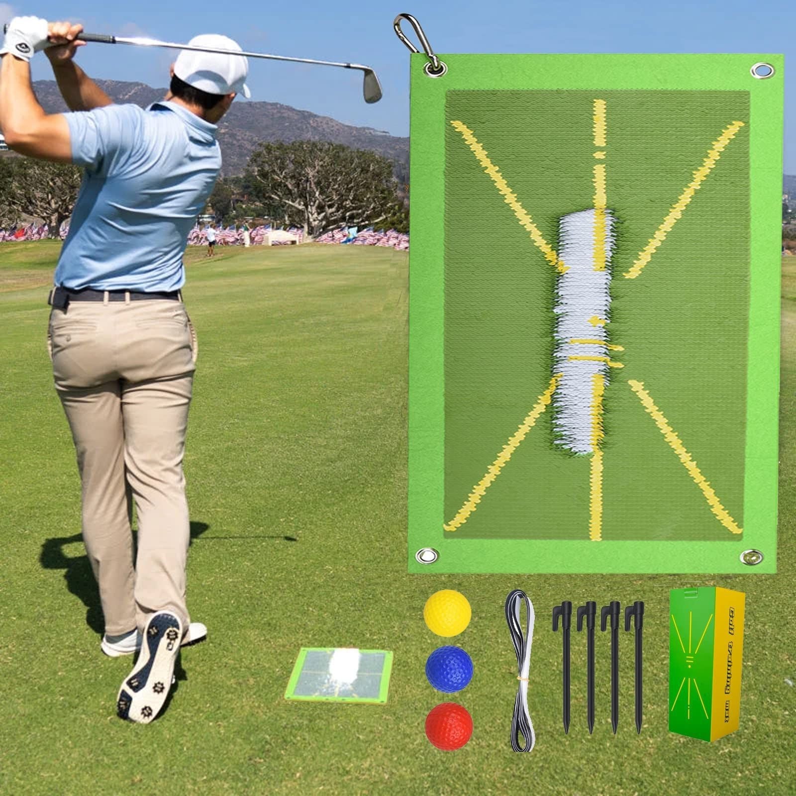 Golf-training-mat-golf