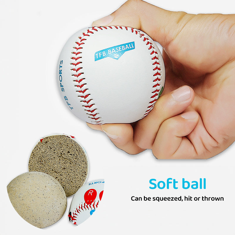 9-Inch Training Baseball with Finger Placement Markers