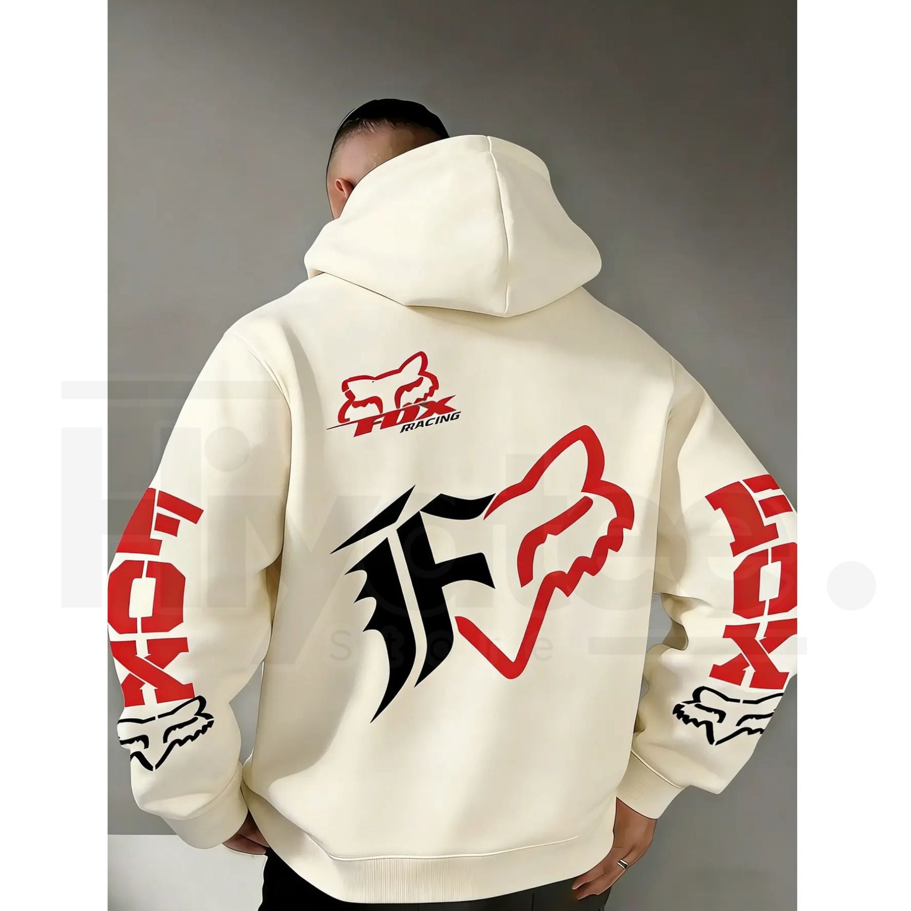 Sport-Themed Outdoor Hoodie Warm Breathable Cotton Blend Pullover