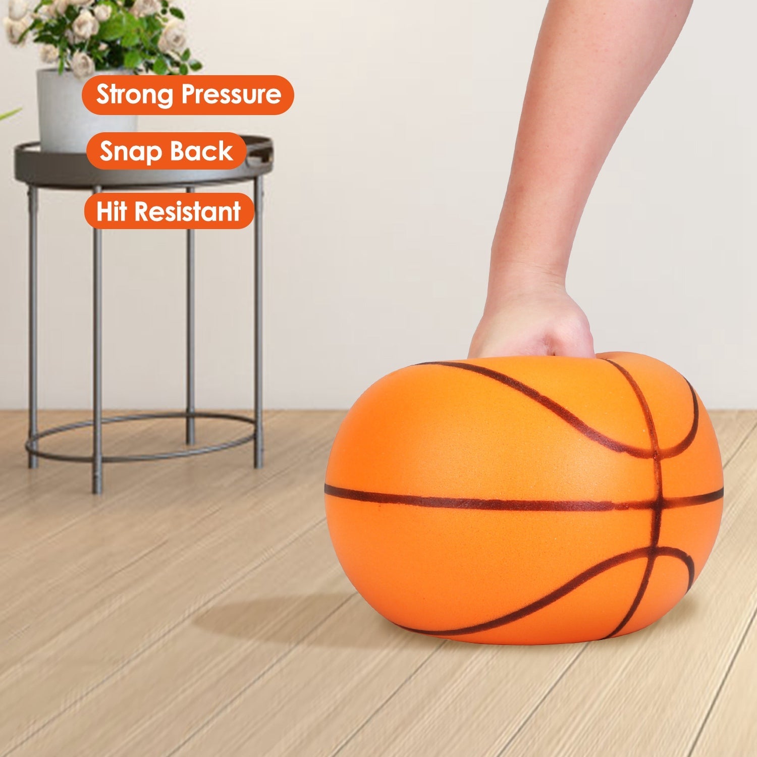 Portable Silent Foam Basketball for Indoor Low-Noise Training
