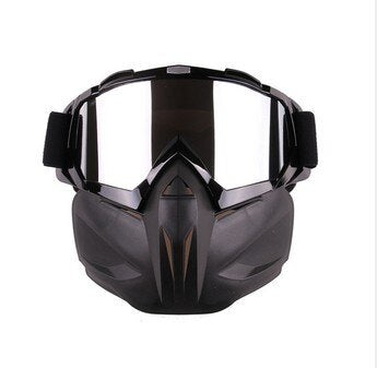 Windproof Ski and Snowboard Goggles with Face Mask