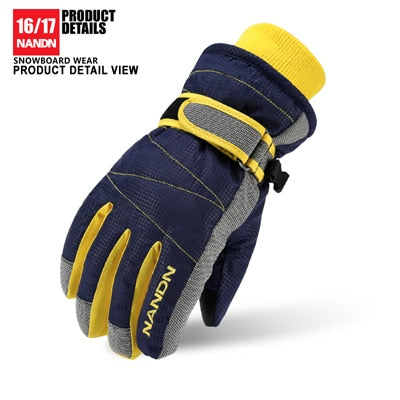 Waterproof Windproof Ski Gloves for Winter Sports