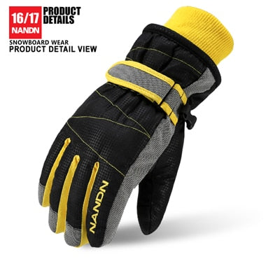 Waterproof Windproof Ski Gloves for Winter Sports