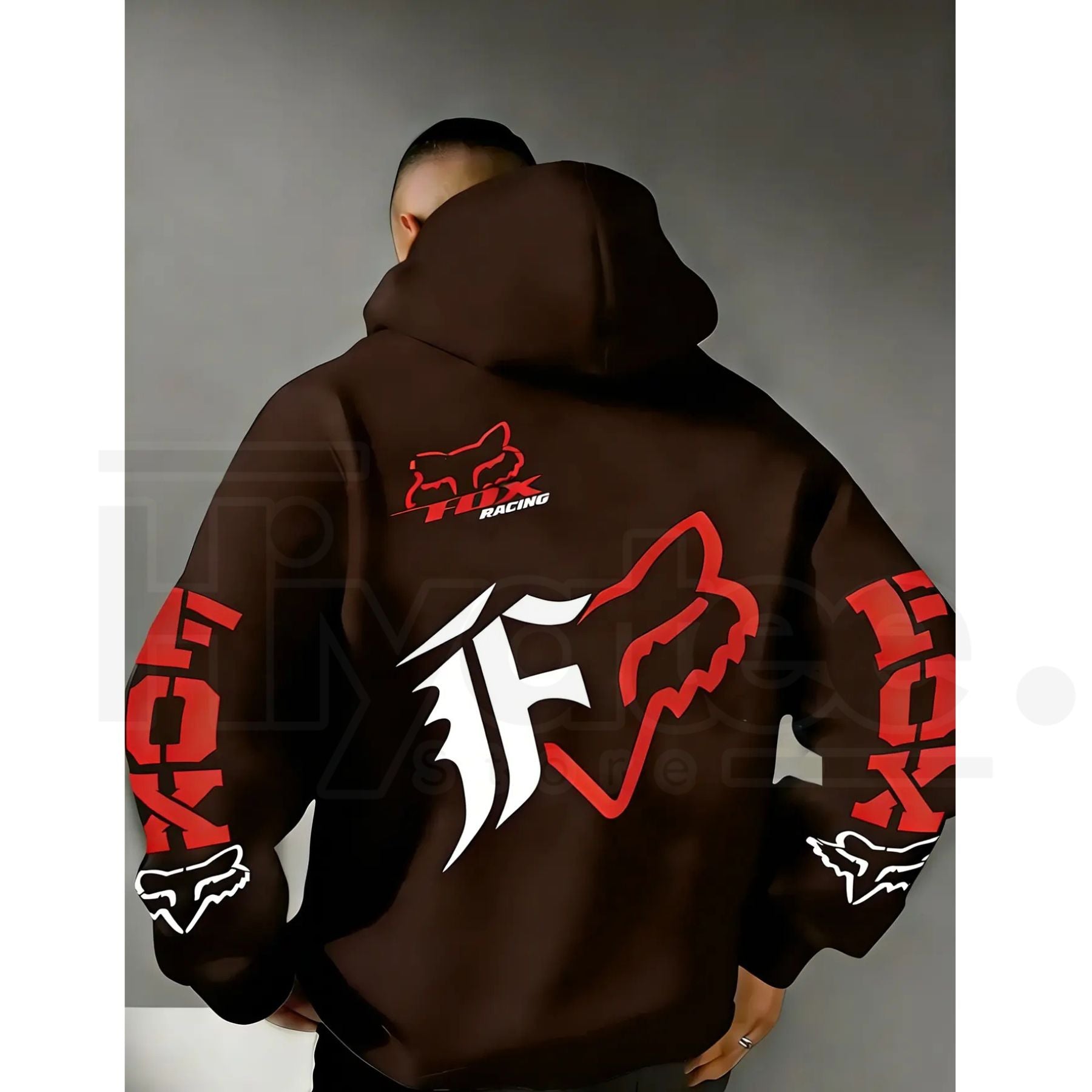 Sport-Themed Outdoor Hoodie Warm Breathable Cotton Blend Pullover