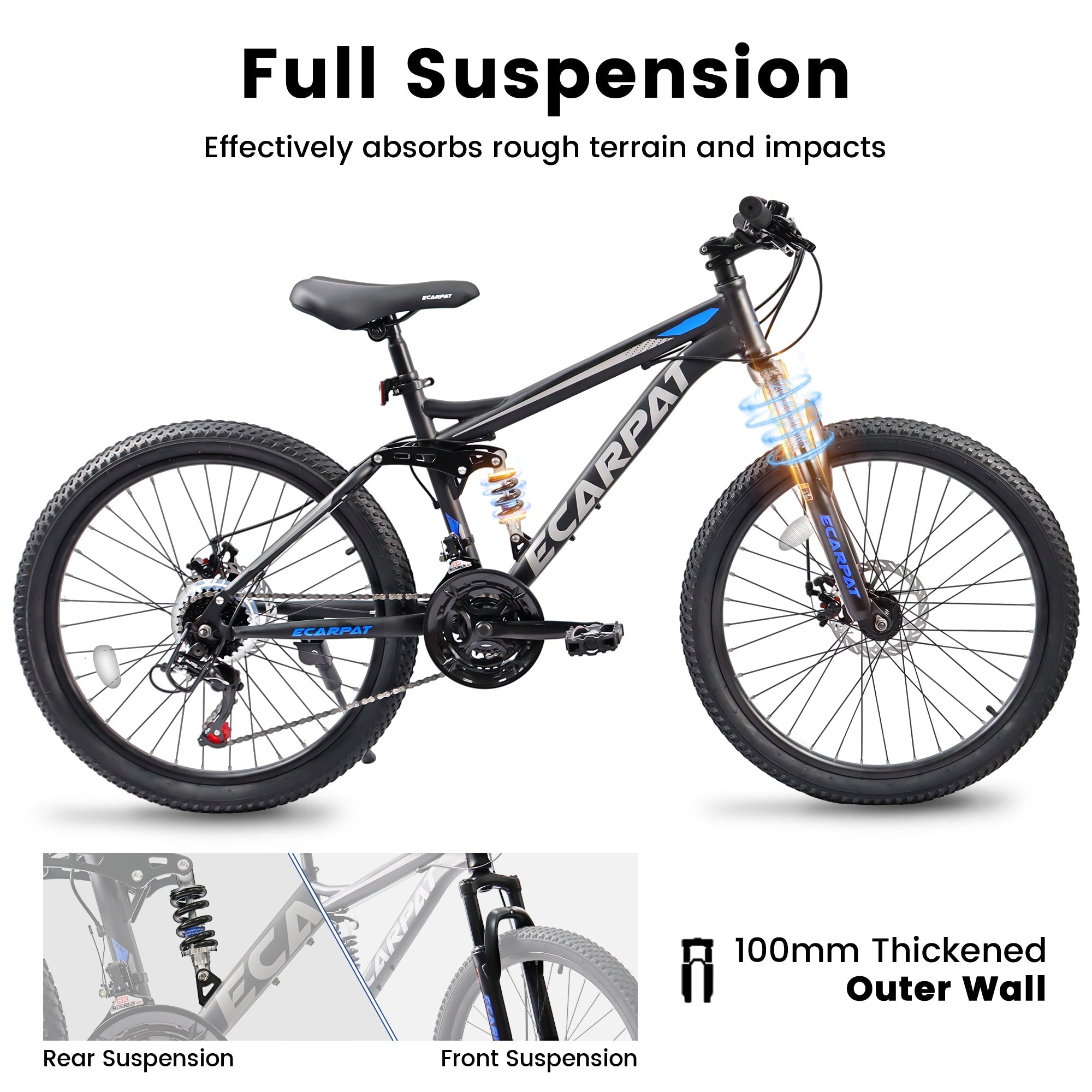 A2660 Ecarpat 26-Inch Mountain Bike with Disc Brakes