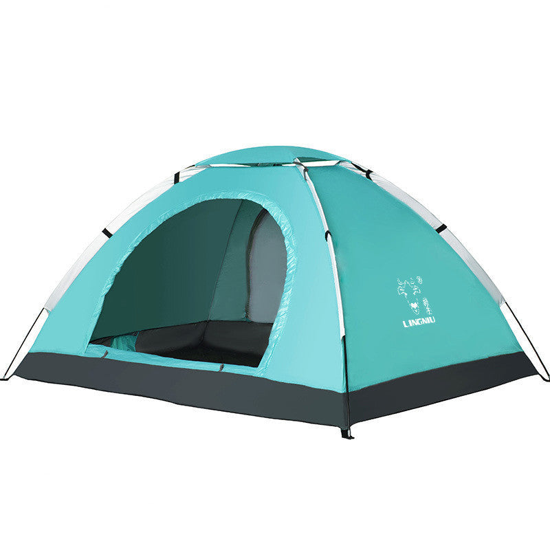 Single-Layer Outdoor Camping and Beach Tent