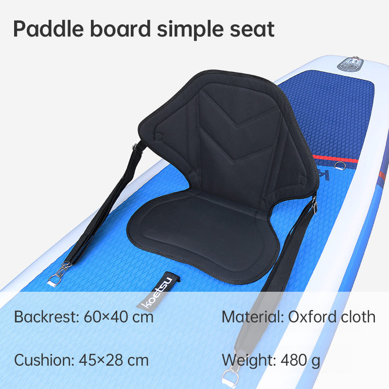 Adjustable Padded Kayak Seat with Backrest for Canoes and Paddleboards