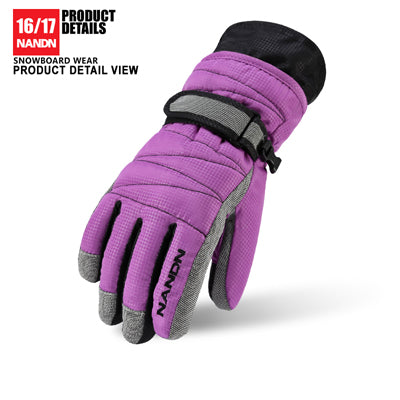 Waterproof Windproof Ski Gloves for Winter Sports