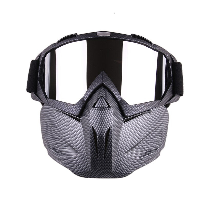 Windproof Ski and Snowboard Goggles with Face Mask