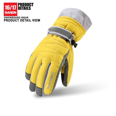 Waterproof Windproof Ski Gloves for Winter Sports