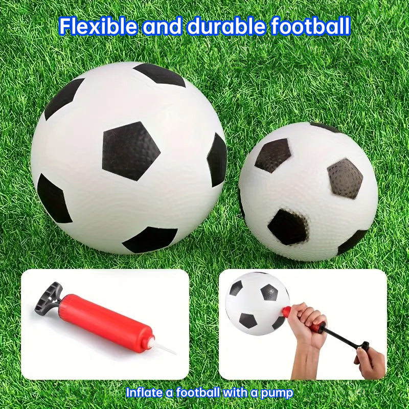 Mini Foldable Soccer Goal Set with Detachable Posts