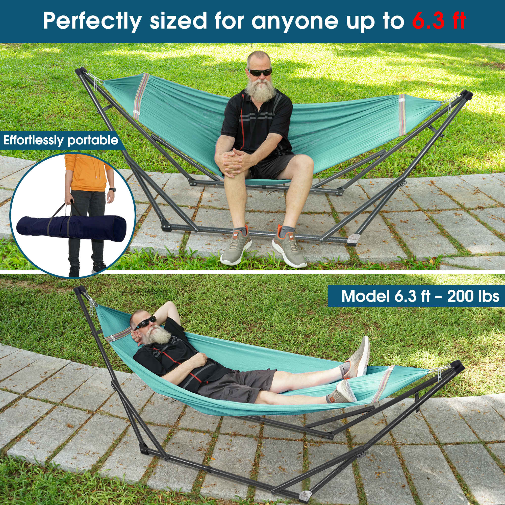 Tranquillo Original Collapsible Hammock with Stand