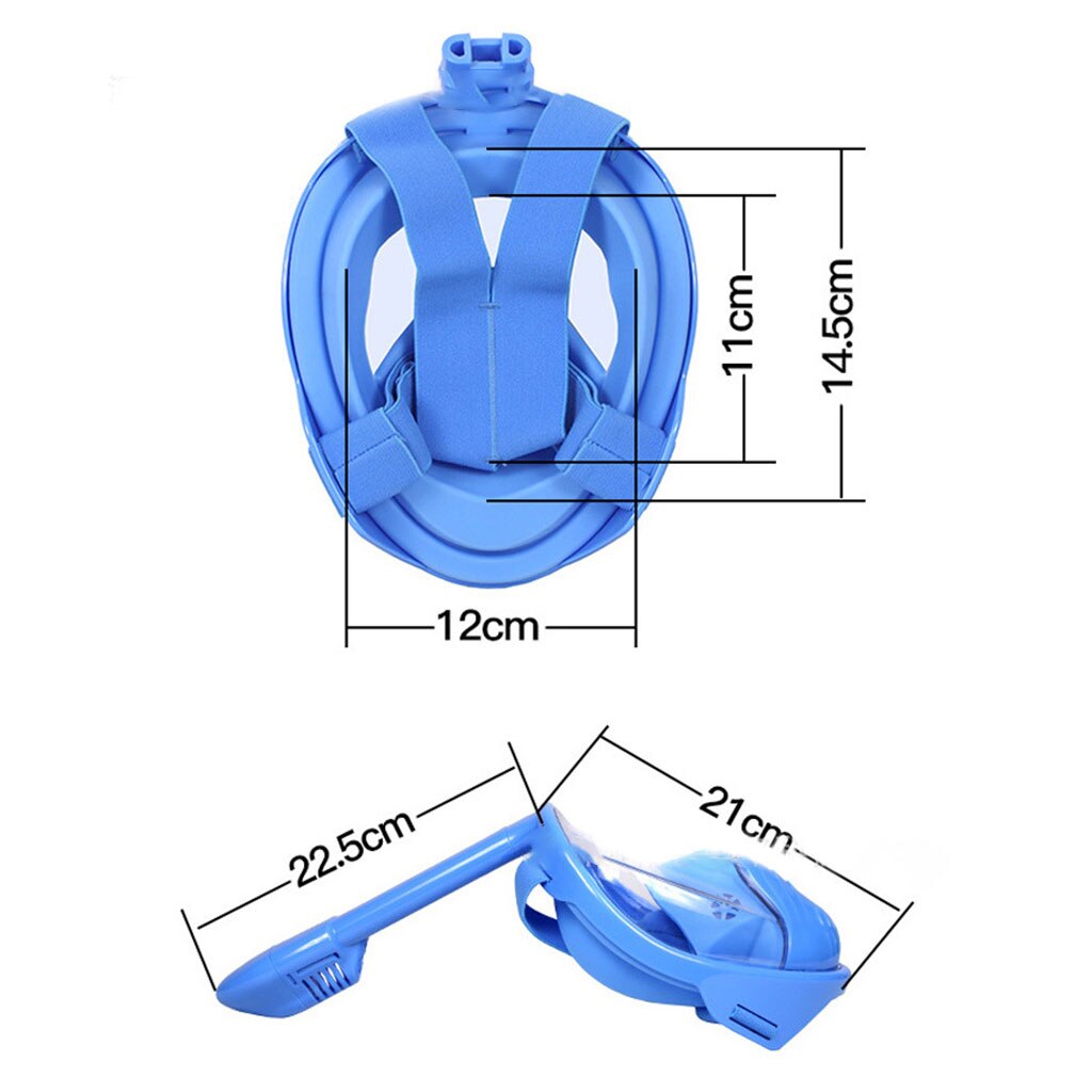 180° Panoramic Full Face Snorkeling Diving Mask for Kids