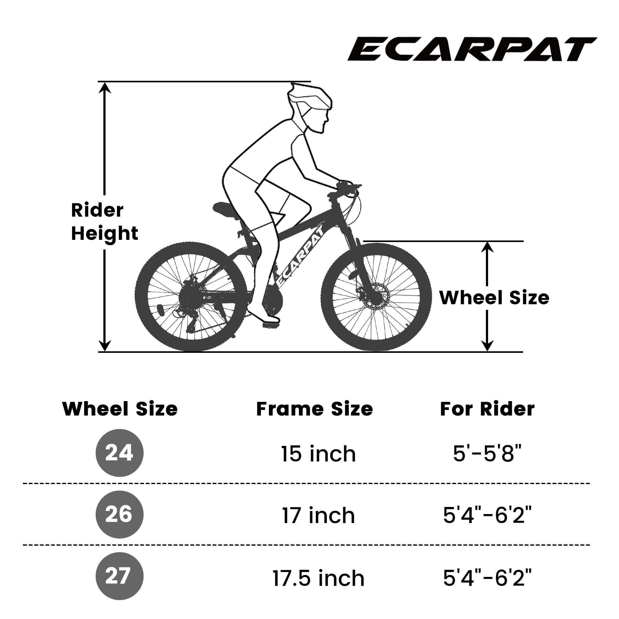 A2660 Ecarpat 26-Inch Mountain Bike with Disc Brakes