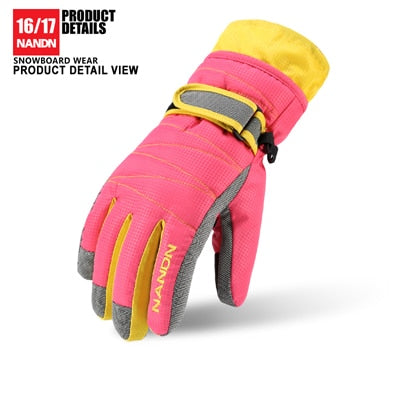 Waterproof Windproof Ski Gloves for Winter Sports