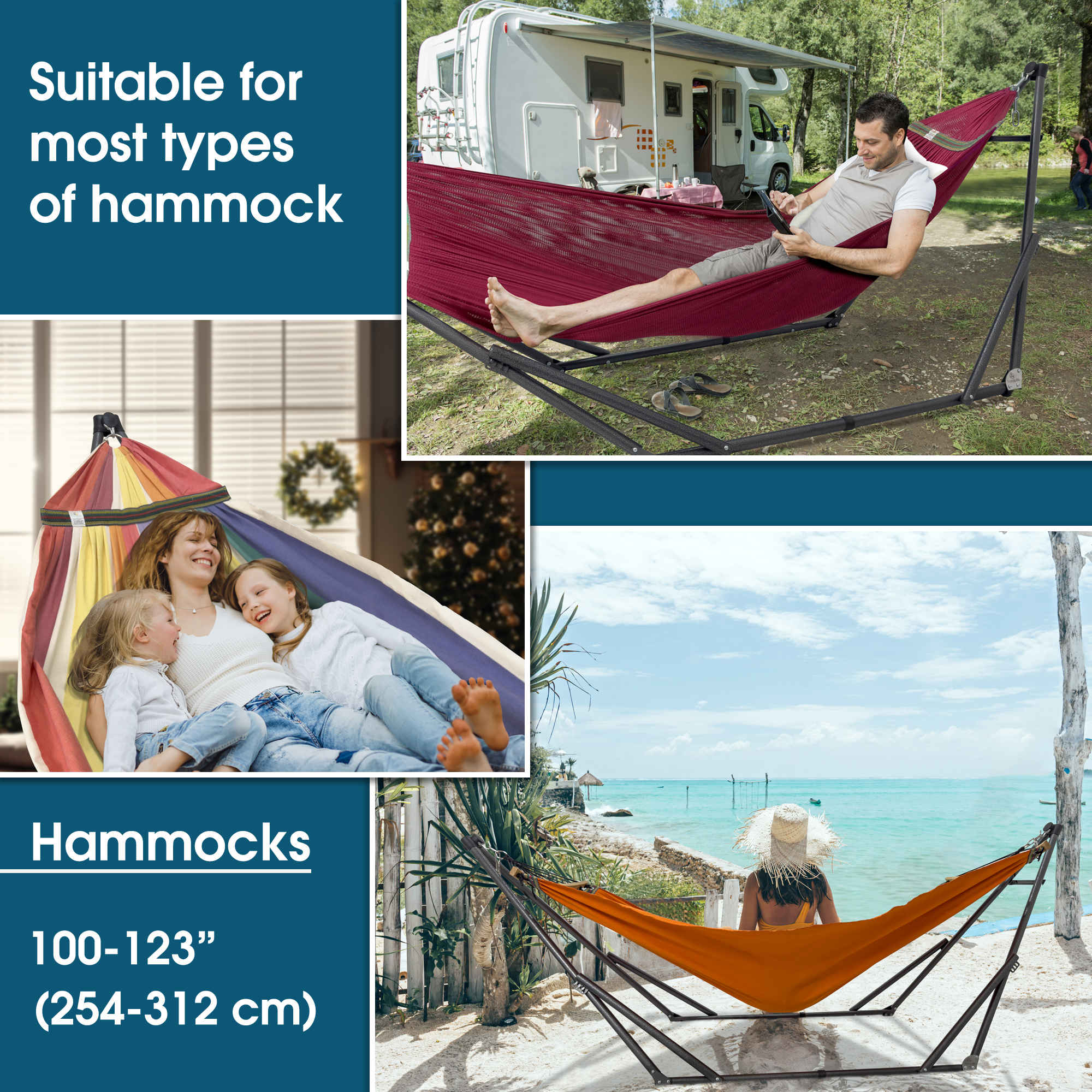 Tranquillo Original Collapsible Hammock with Stand