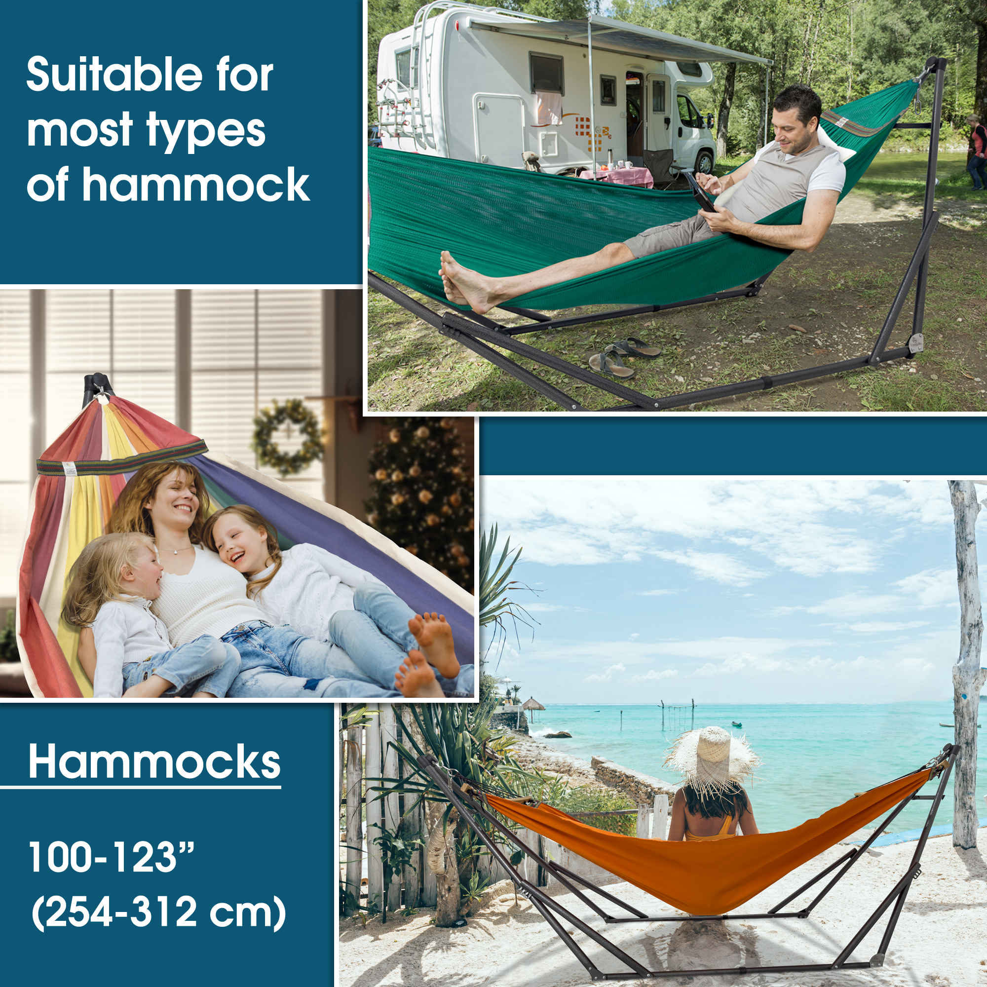 Tranquillo Original Collapsible Hammock with Stand