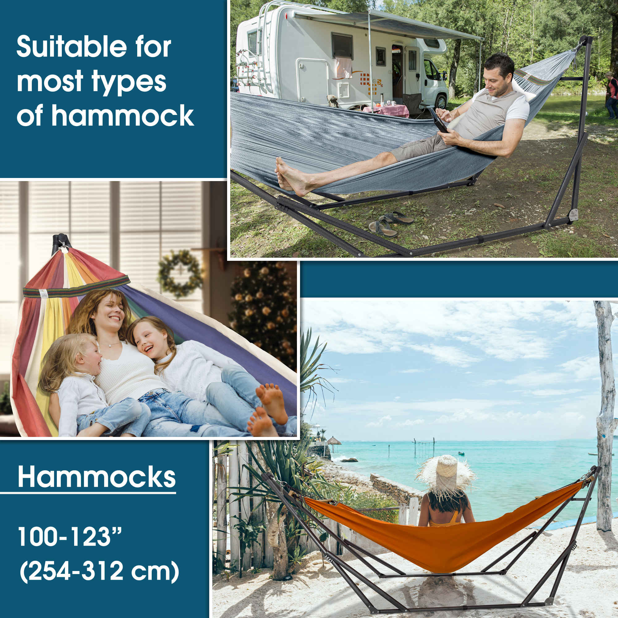 Tranquillo Original Collapsible Hammock with Stand