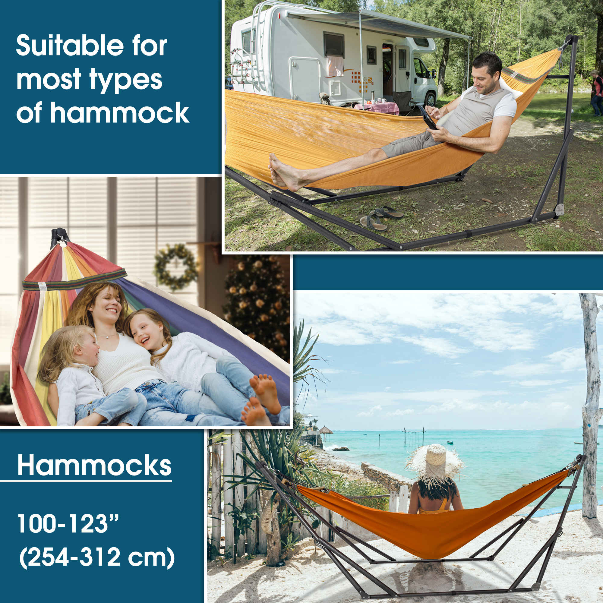 Tranquillo Original Collapsible Hammock with Stand