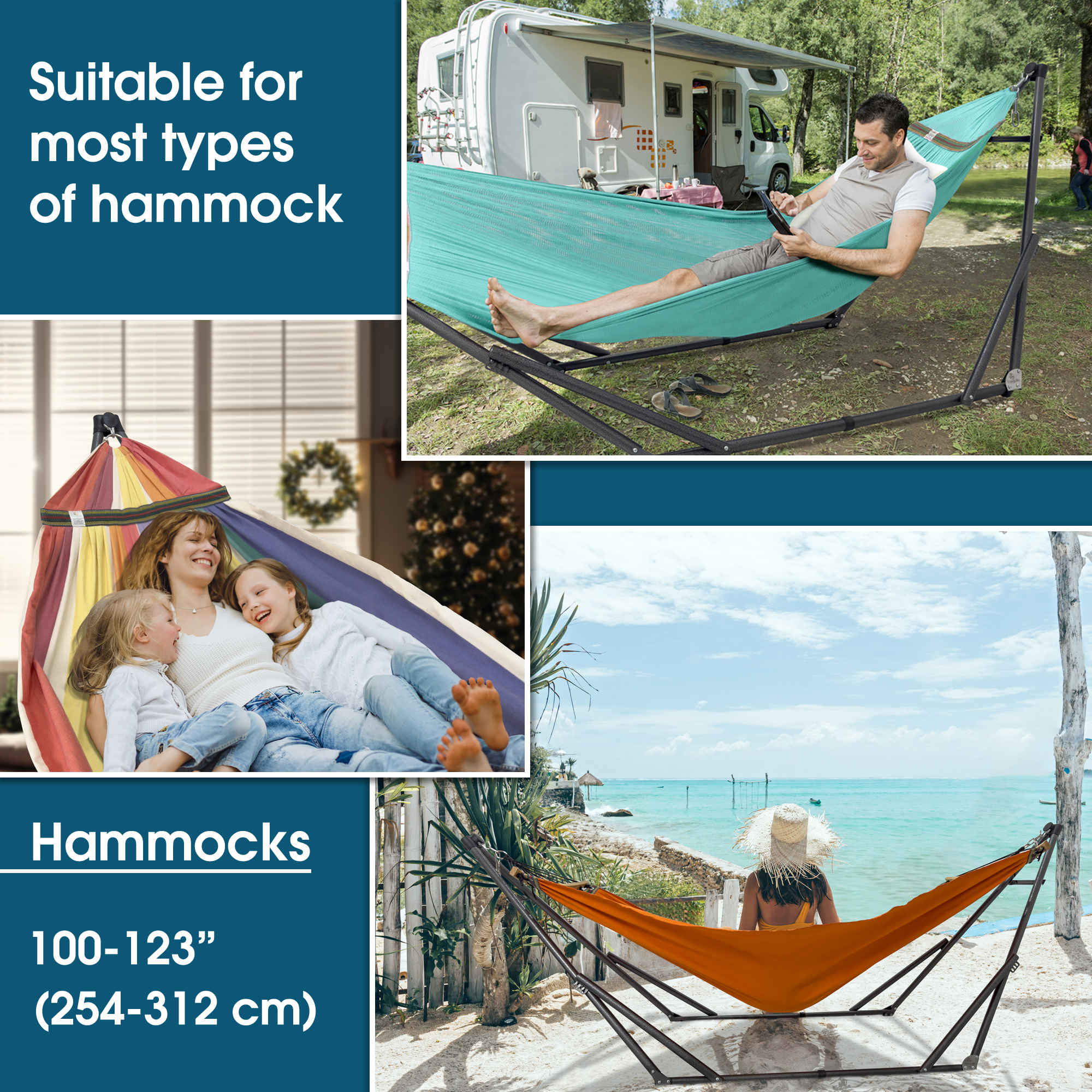 Tranquillo Original Collapsible Hammock with Stand