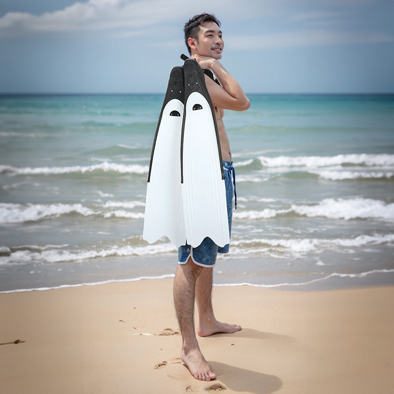 Professional Freediving Long Fins for Spearfishing and Snorkeling