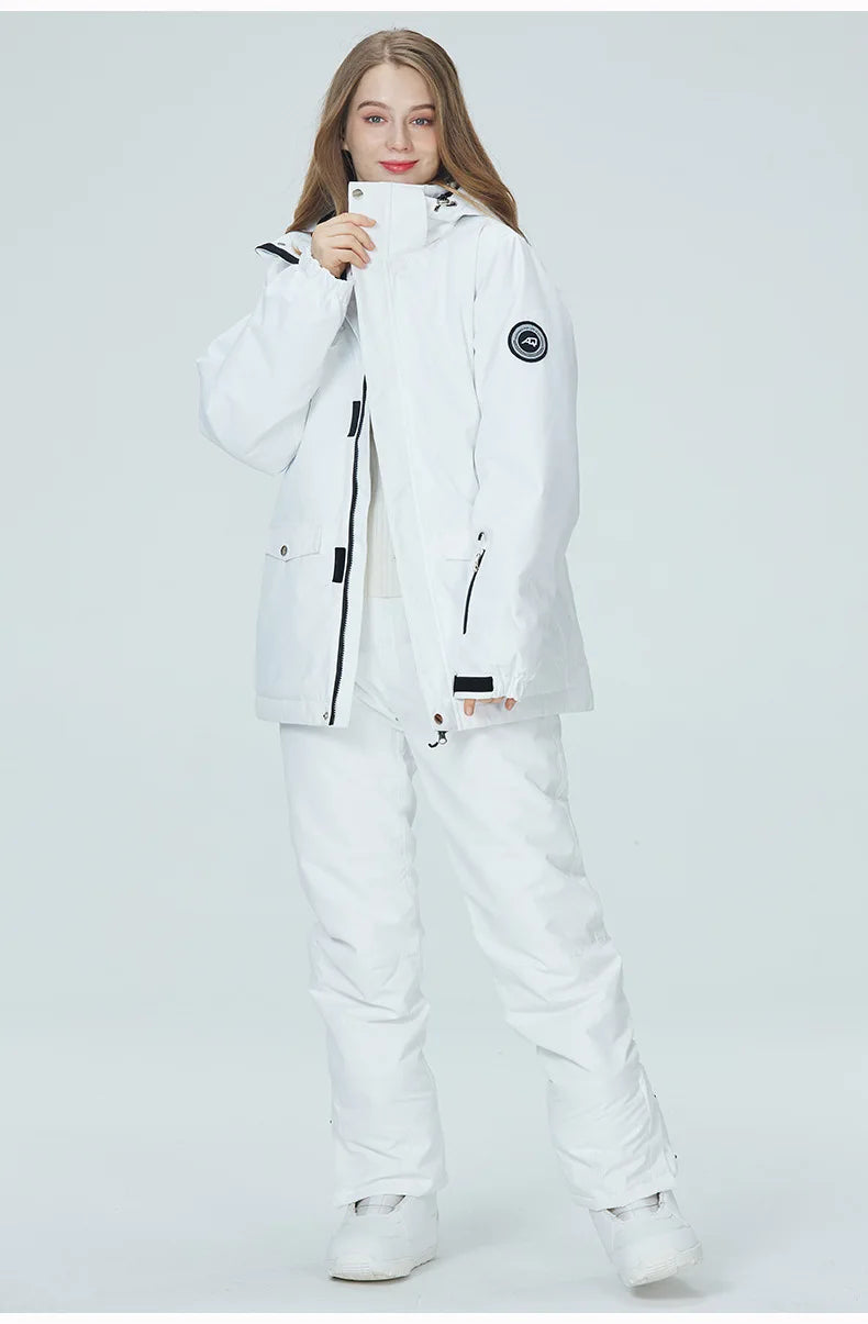 Women’s Waterproof Windproof Ski Suit for Winter Sports
