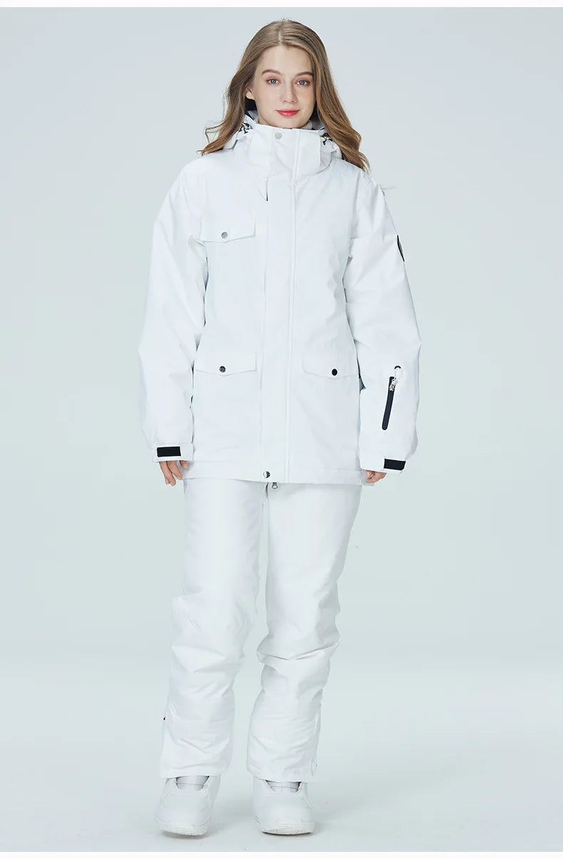 Women’s Waterproof Windproof Ski Suit for Winter Sports