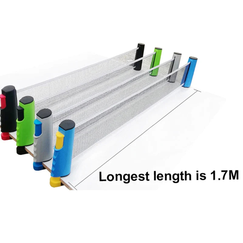 Portable Retractable Table Tennis Net Set 1.7M