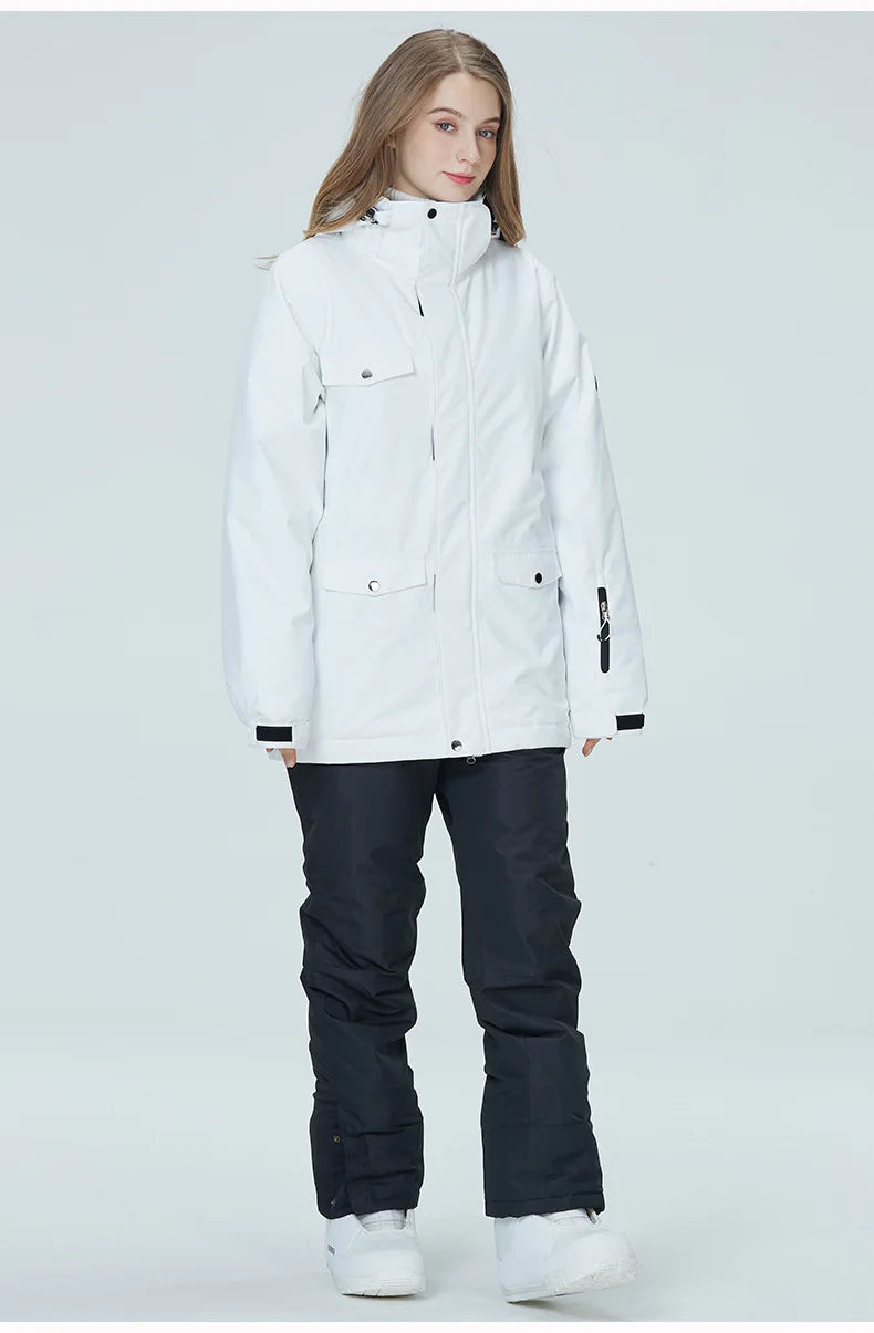 Women’s Waterproof Windproof Ski Suit for Winter Sports