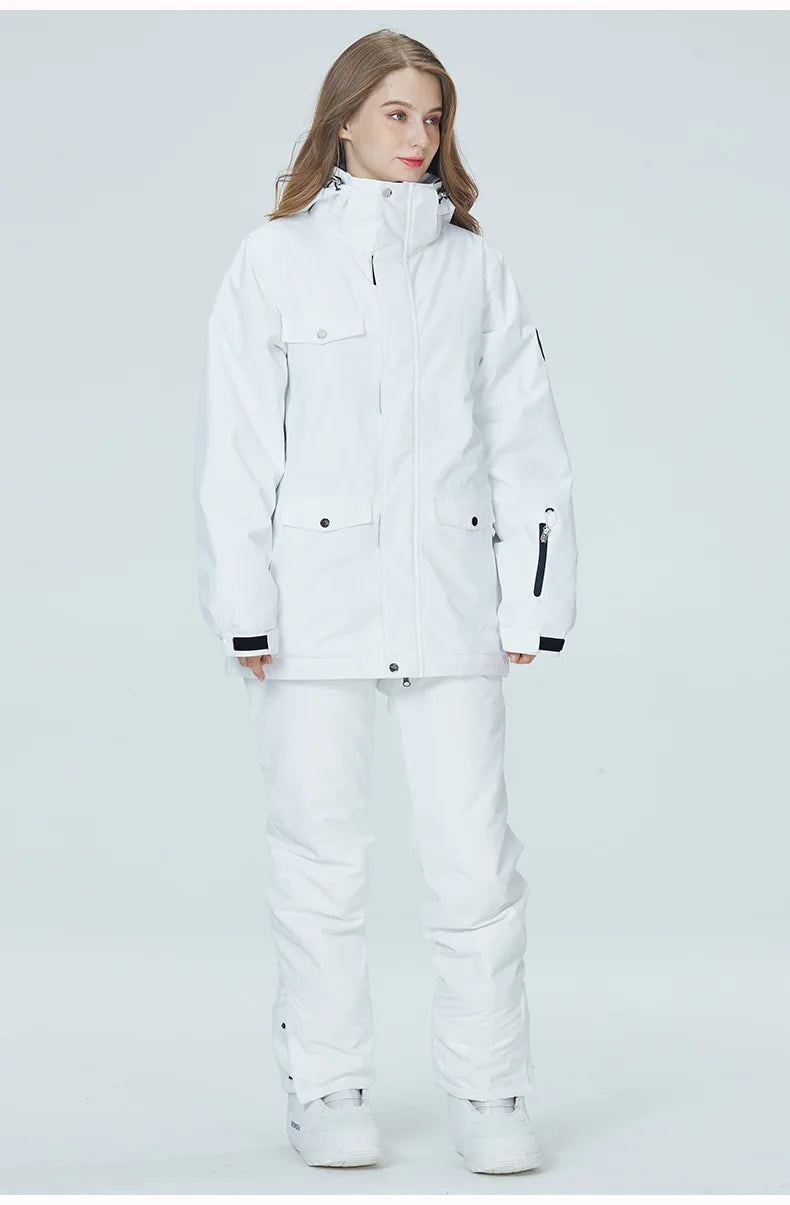 Women’s Waterproof Windproof Ski Suit for Winter Sports