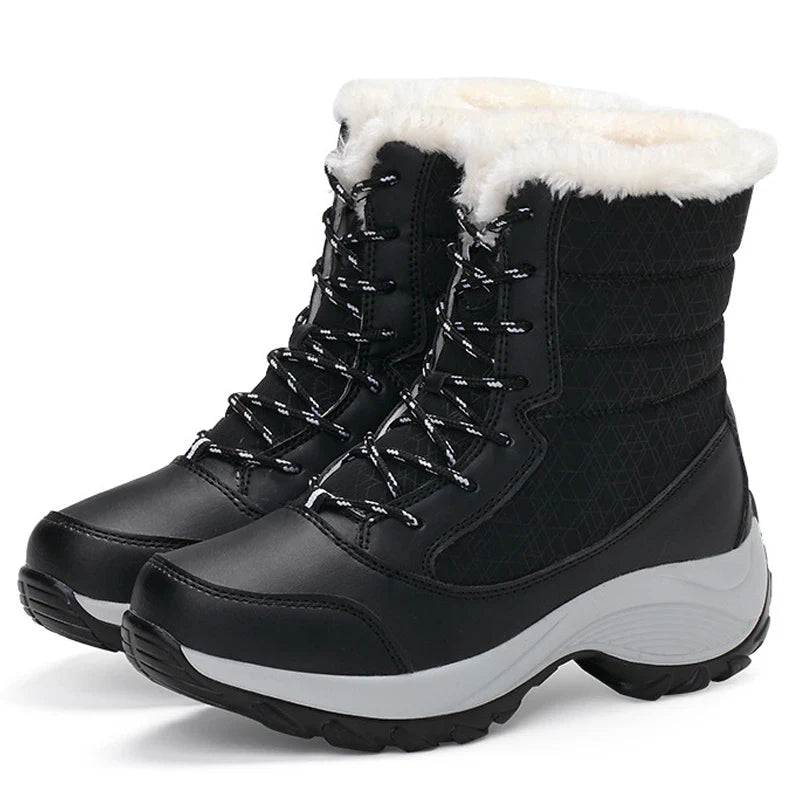 Women’s Waterproof Winter Platform Snow Boots
