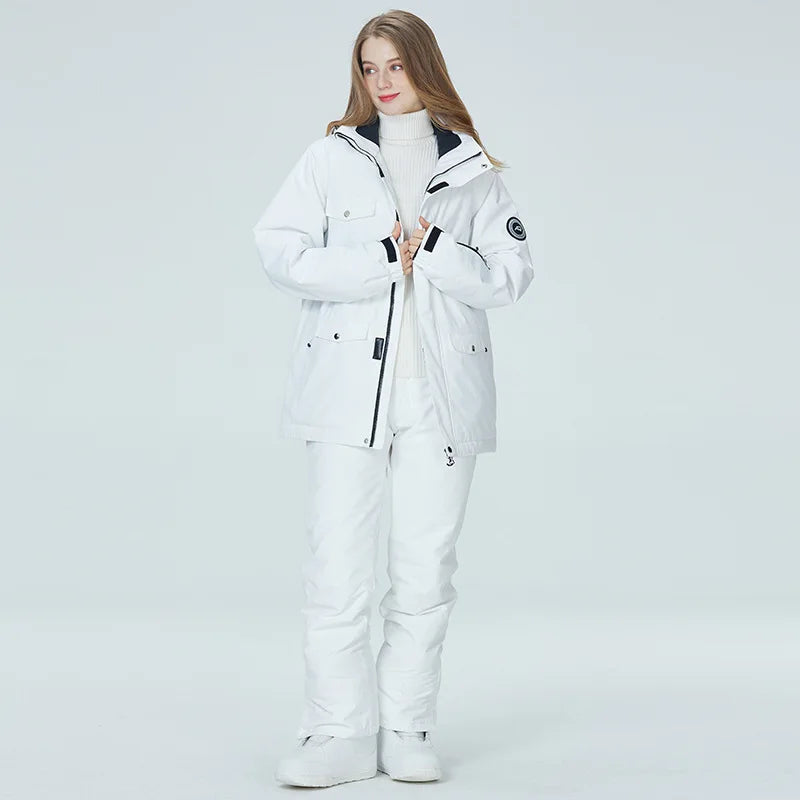 Women’s Waterproof Windproof Ski Suit for Winter Sports