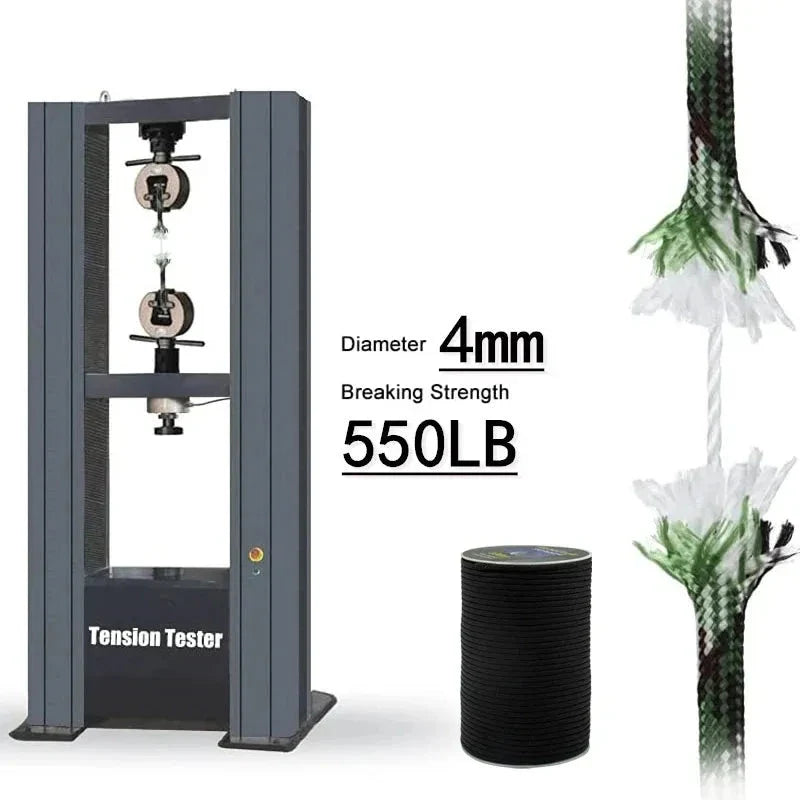 7-Core 550 Paracord Survival Rope for Camping and Hiking