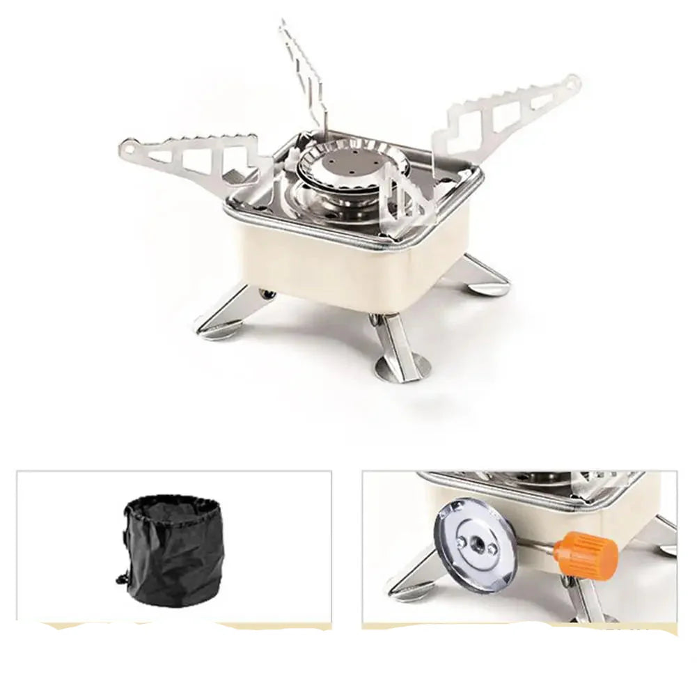 Portable Camping Stove with Electronic Ignition System