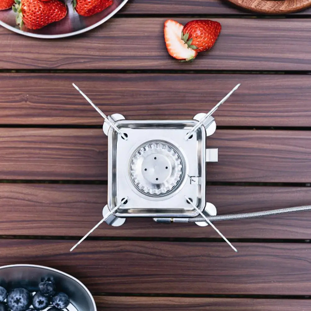 Portable Camping Stove with Electronic Ignition System