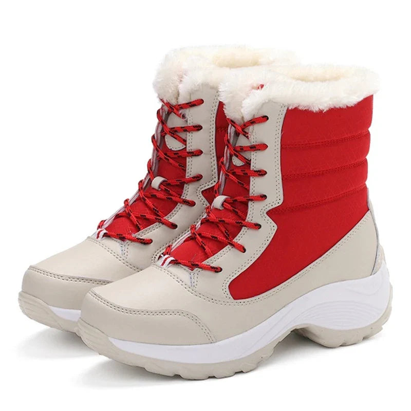 Women’s Waterproof Winter Platform Snow Boots