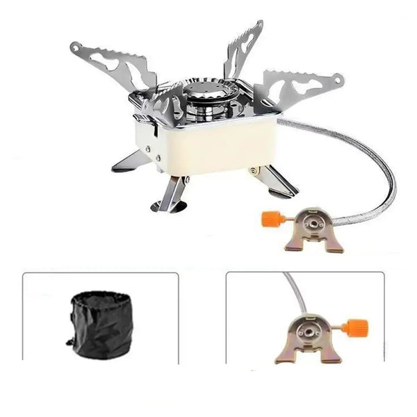 Portable Camping Stove with Electronic Ignition System