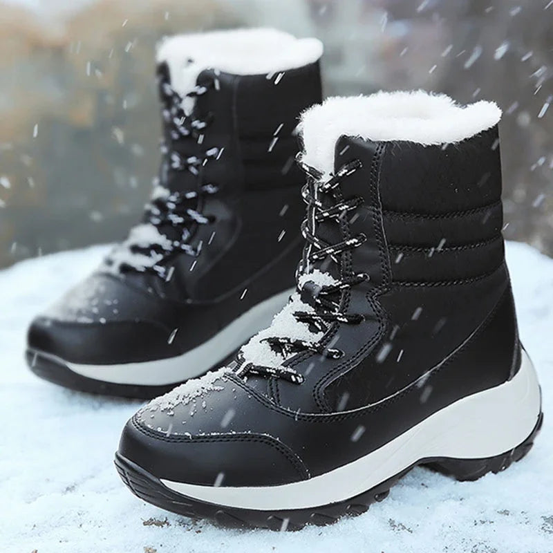 Women’s Waterproof Winter Platform Snow Boots