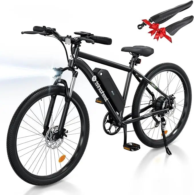 20MPH Electric Mountain Bike with Removable Battery & 35 Speeds